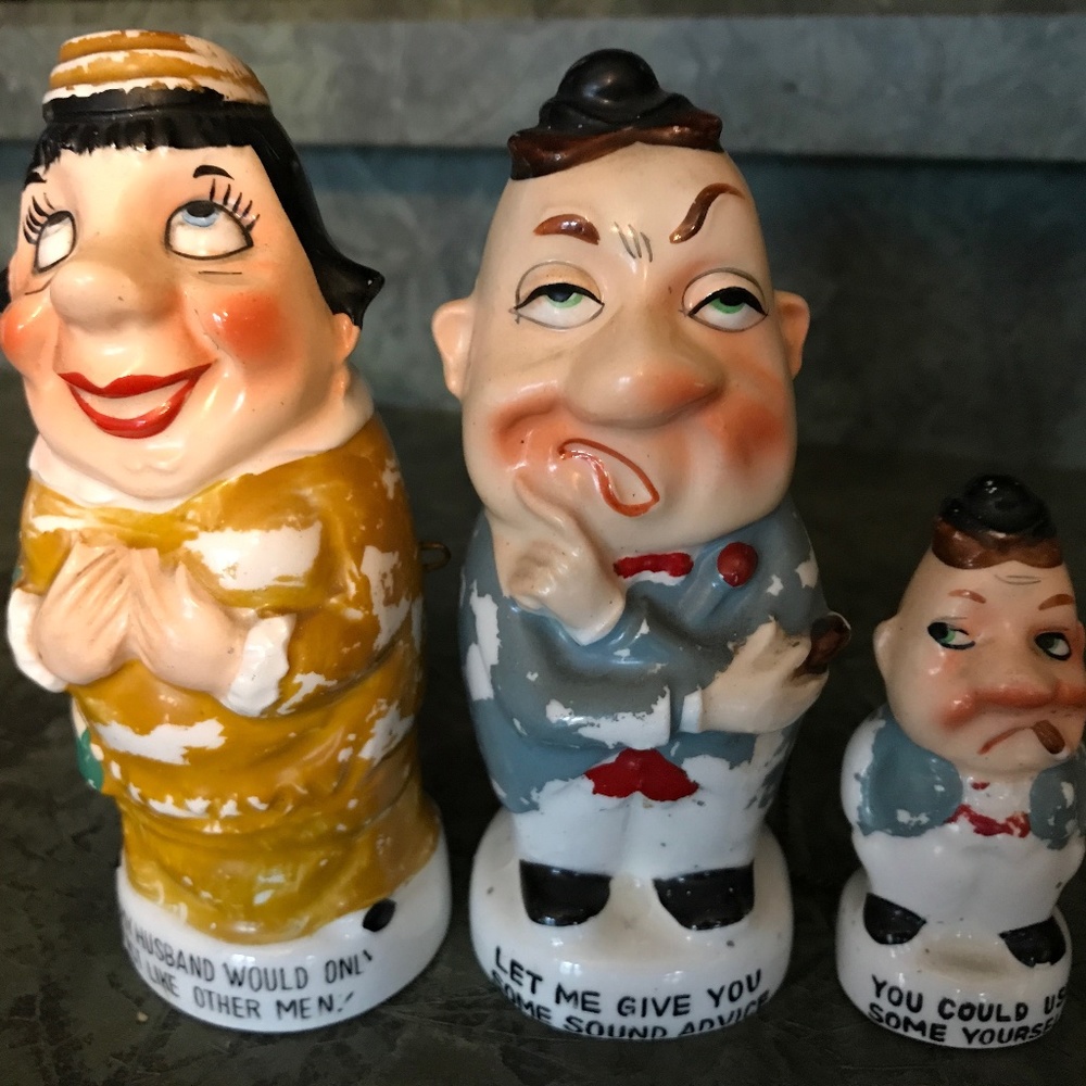 VINTAGE 1959 THE SHAFFORD CO. FIGURINES (3)  RARE, COLLECTIBLE